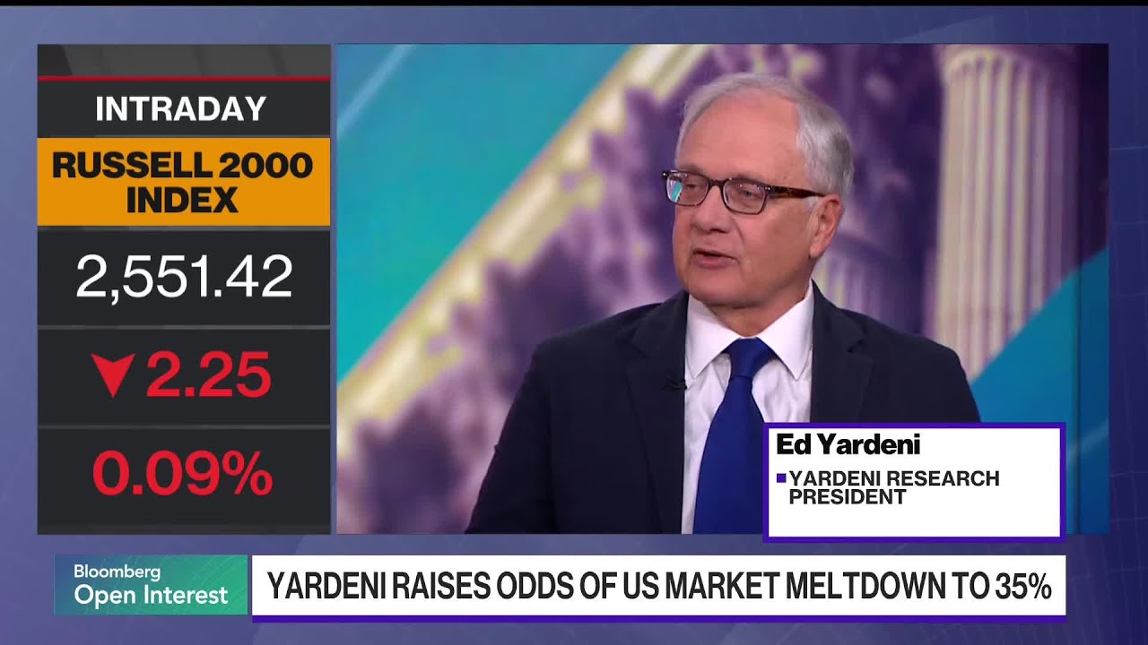 Yardeni Sees Increased Risk of a Sharp Selloff Due to Iran War
