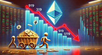 Ethereum Addresses Holding Over 10,000 ETH Droped To 919 In Two Weeks – Insights